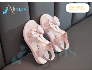 Pink Bow Baby Sandal – Stylish & Comfortable