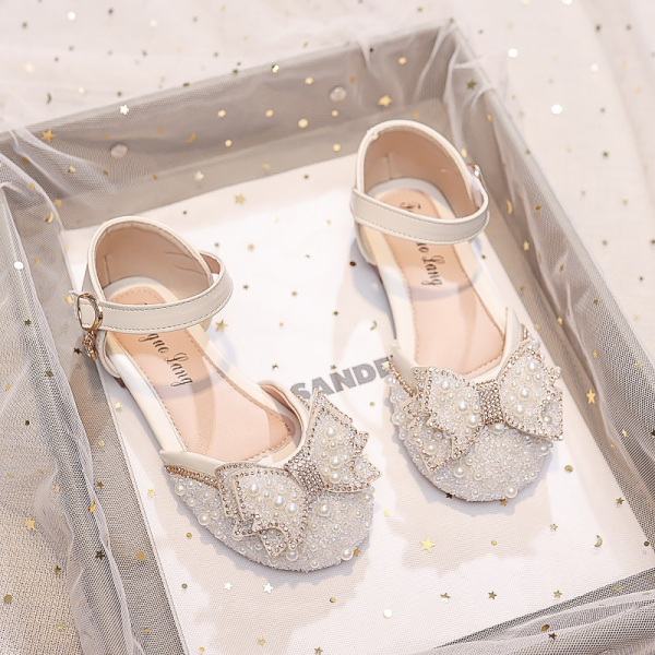 Pearl Bow Princess Sandal – Luxury Party Wear - Image 5